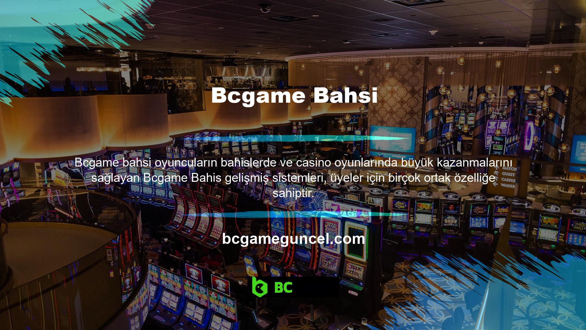 Bcgame büyük ödüller kazanabileceğiniz giriş alanı, üyelere sunulan yüksek oranlar, oyun çeşitliliği, rekabetçi bahis çeşitliliği, canlı bahis ve canlı casino seçenekleri nedeniyle oyuncu tercihinin popüler bir nedeni olarak görülüyor