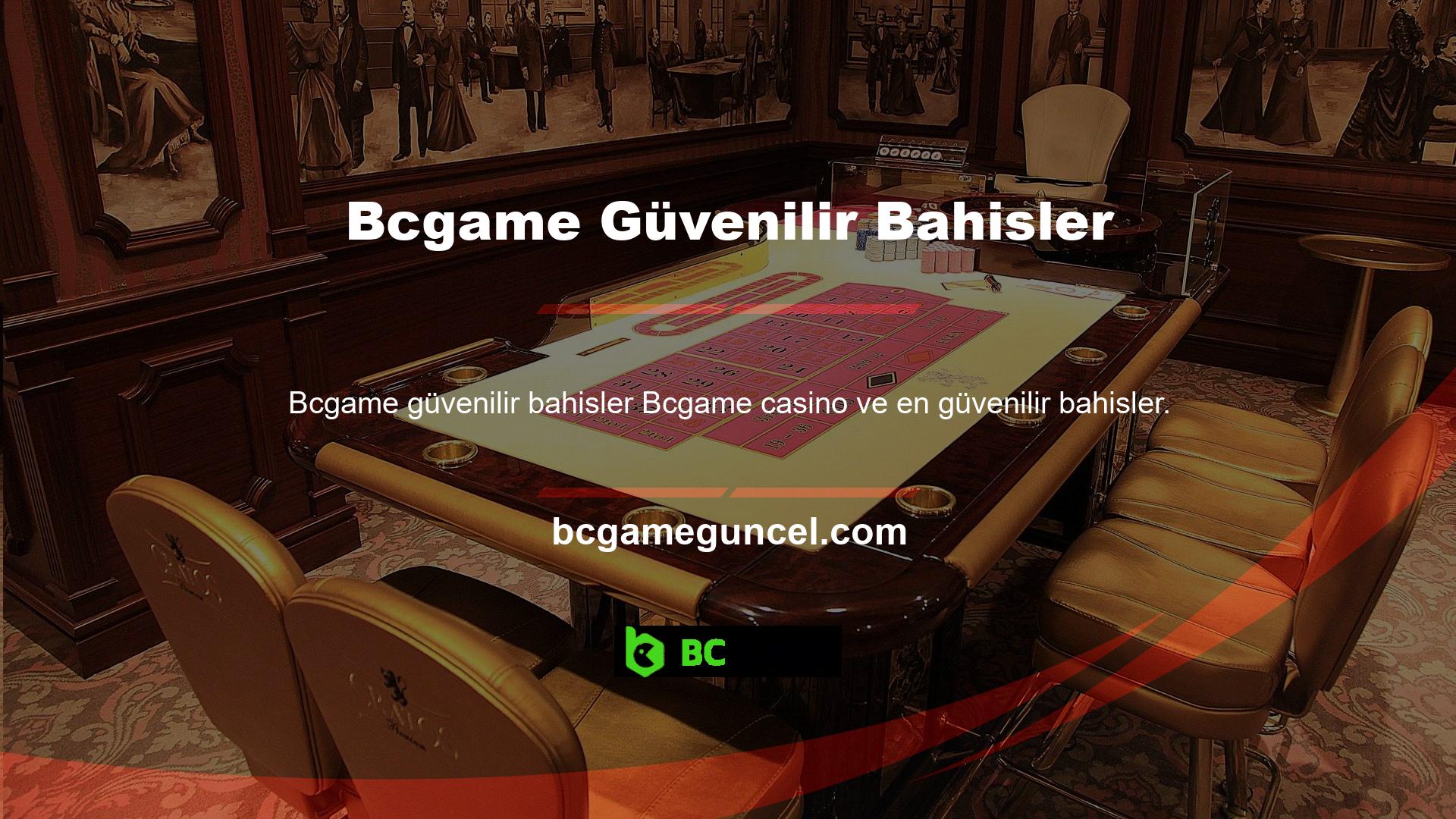 Makalemizin başında sizi casino oyunlarımızla tanıştırdık