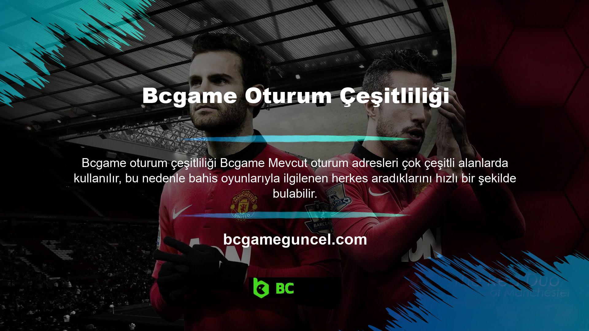 Bcgame web sitesinde oturum açmak için farklı bir yol veya yeni bir e -posta kullandıysanız, bu bilgileri sitenin ilk sayfasında göreceksiniz